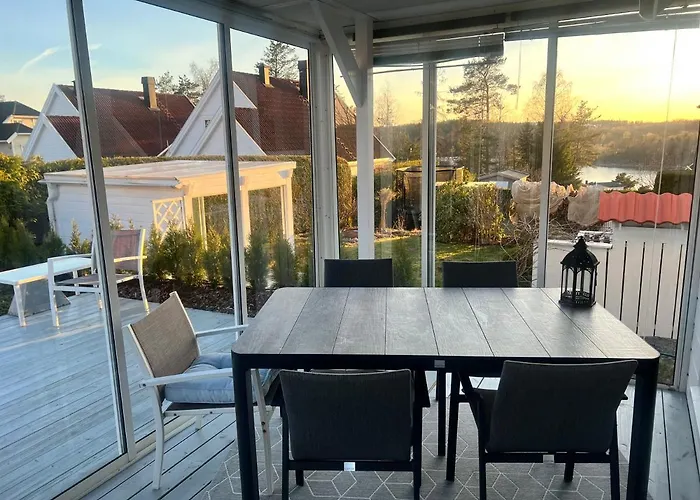 アパート Super Fresh With Garden Wifi Ev Carger Nøtterøy